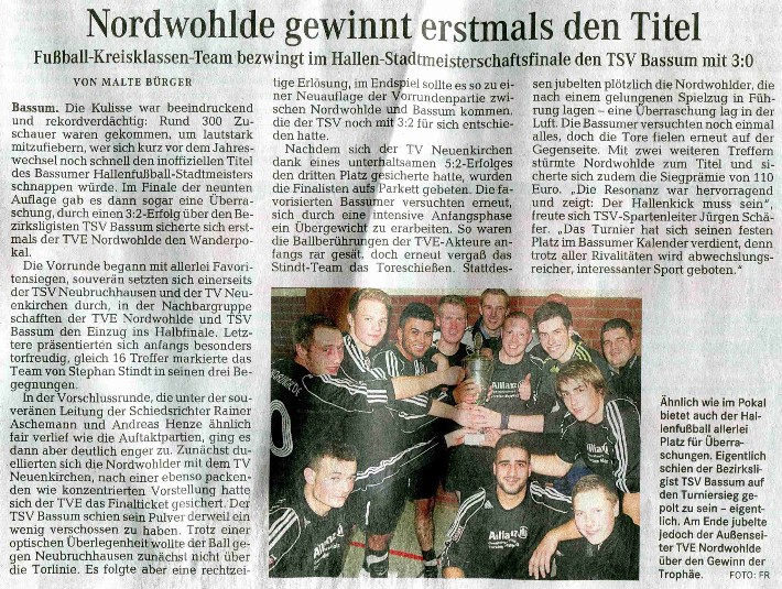 Weserkurier am 27.12.2011